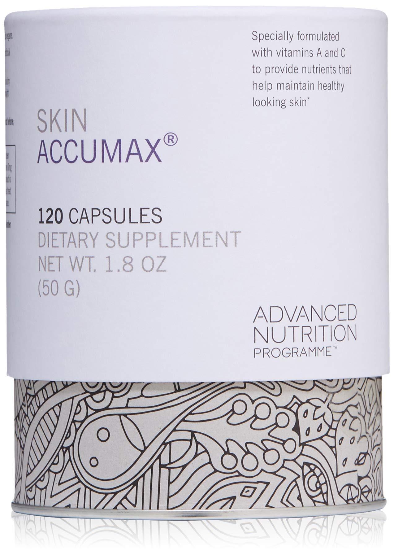 Jane Iredale Skin Accumax Nutritional Supplement Capsules - Vegan & Gluten-Free Acne Treatment with Vitamins A, C, E for Clear, Healthy Skin | Daily Skincare Routine & Hormonal Breakout Solution