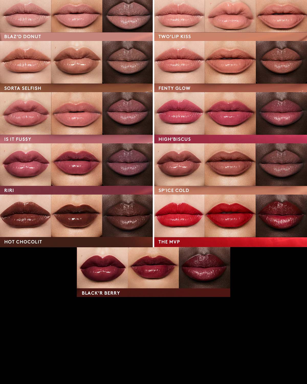Rihanna Fenty Beauty Gloss Bomb Universal Lip Luminizer - High Shine Lip Gloss Stick, Vegan & Cruelty-Free, for Day & Night Wear, Parties & Special Occasions