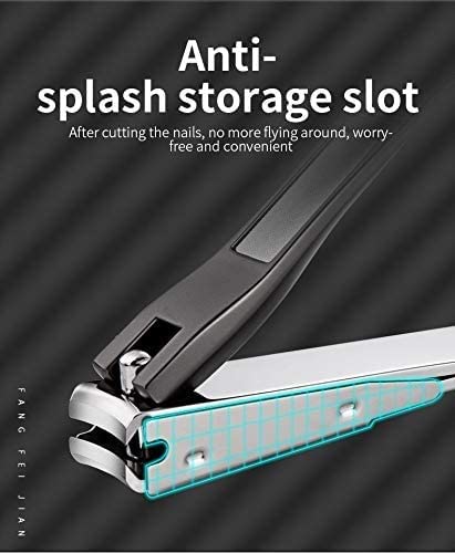 Professional Stainless Steel Nail Art Clippers & Cutters - Safe Portable Manicure & Pedicure Tools for Home Salon, Travel & DIY Nail Care