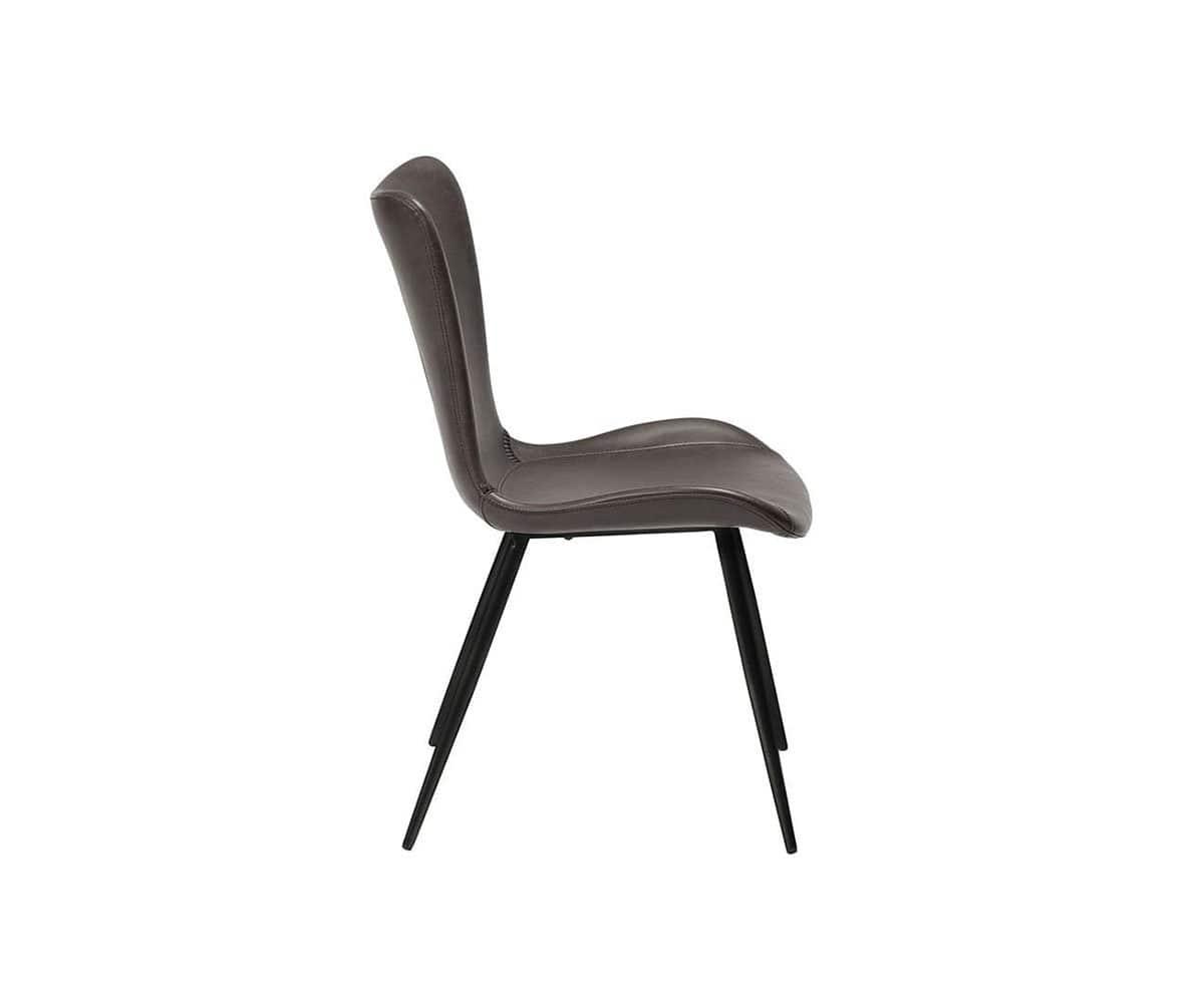 Steele Dining Chair - Modern Metal Frame Kitchen & Dining Room Chair for Home, Restaurant & Office Use