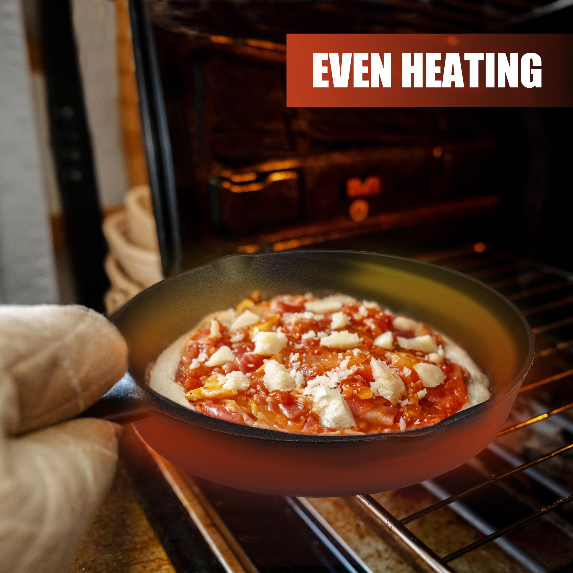 **Z GRILLS 10 Inch Pre-Seasoned Cast Iron Skillet – Heavy Duty Frying Pan for Stovetop, Grill, Oven & Induction – Perfect for Camping, Firepit & Outdoor Cooking – Durable & Versatile Cookware**