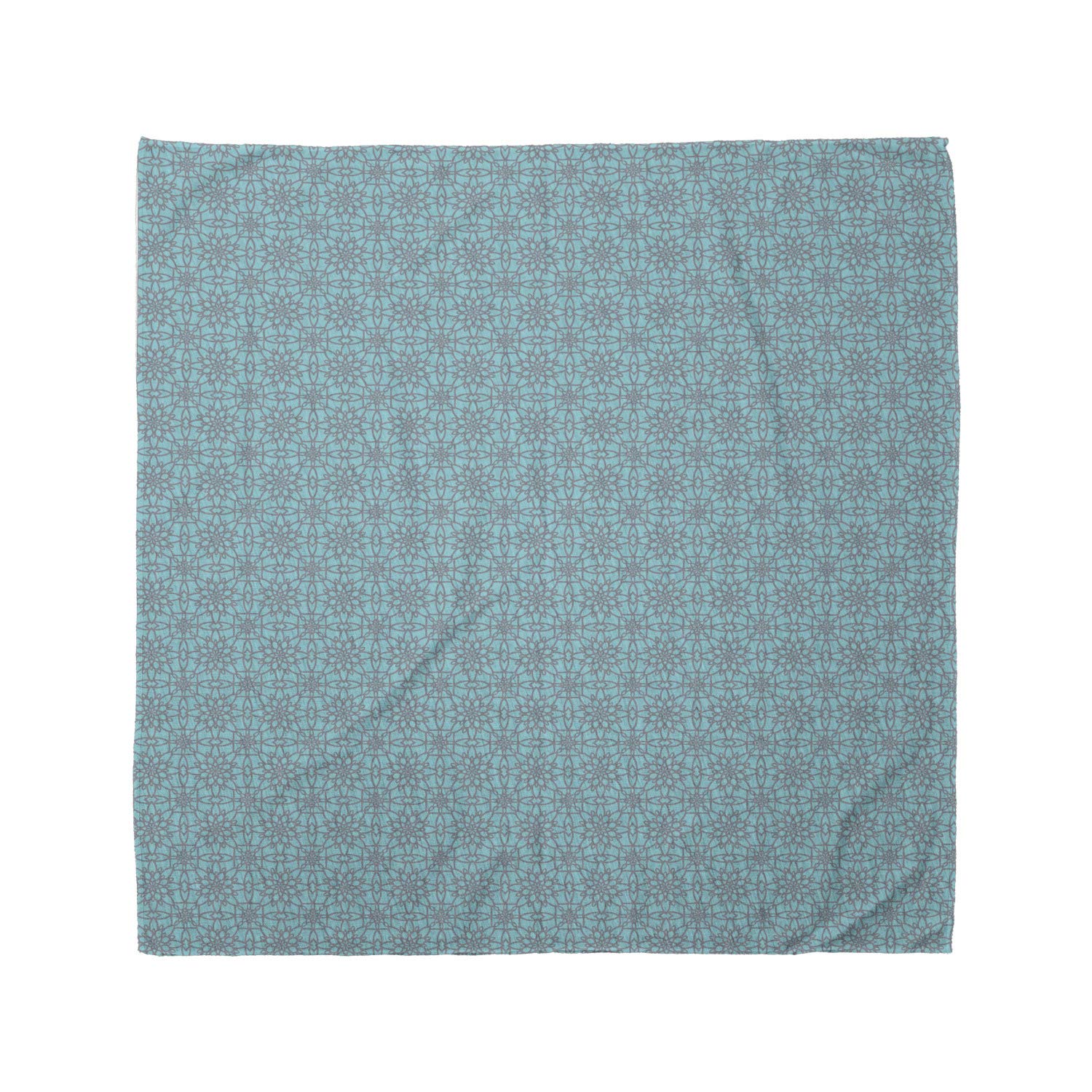 Ambesonne Unisex Bandana Scarf - Stylish Abstract Floral Lattice Design for Men & Women | Perfect for Headwear, Neck Tie, Fashion Accessories, Outdoor Activities and Casual Wear