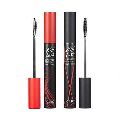 Clio Kill Lash Super Proof Mascara 7g - Waterproof & Smudge-Proof Volumizing Mascara for Long Lashes | Perfect for Daily Wear, Special Occasions & Photography