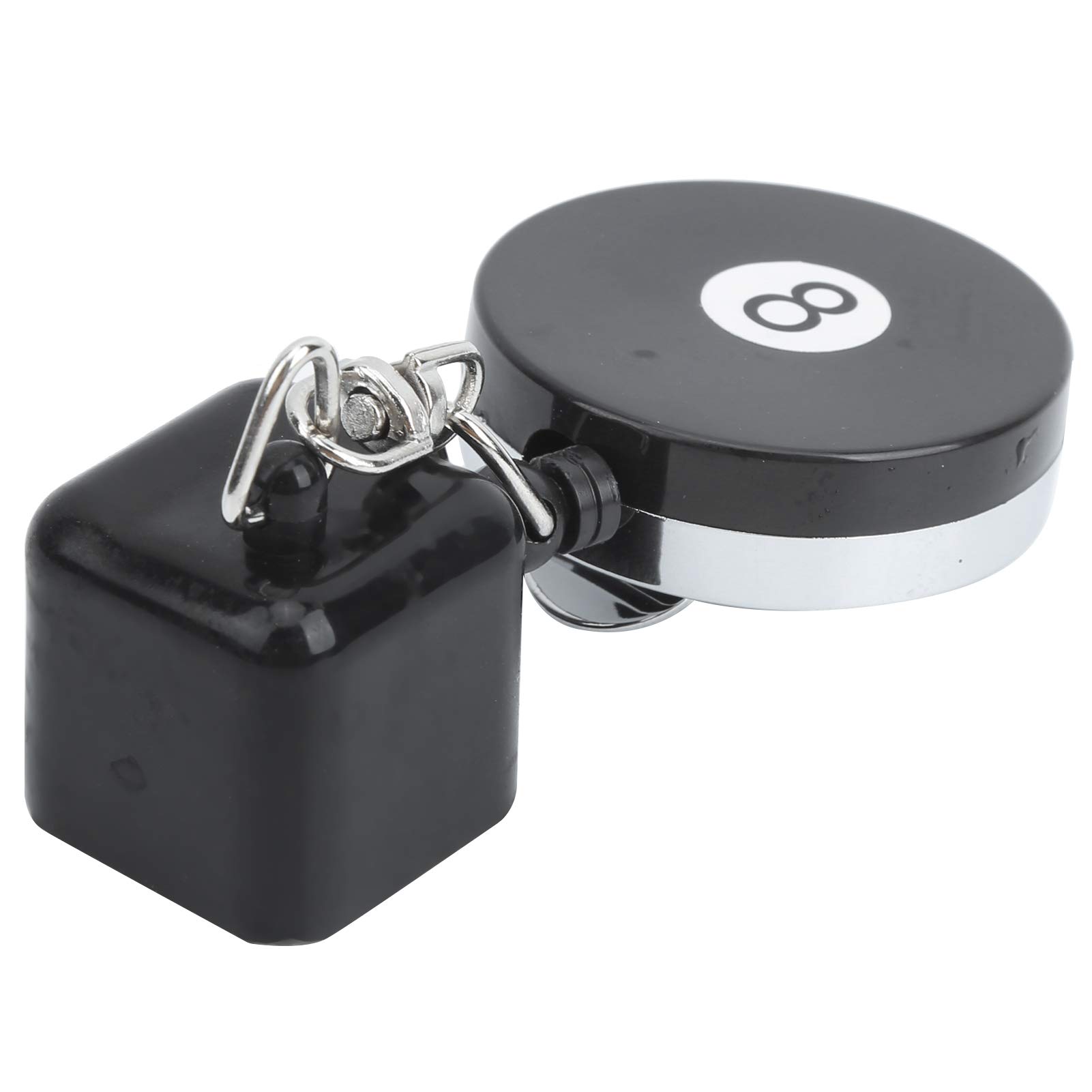 Premium Retractable Pool Cue Chalk Holder - Durable Iron & Plastic Design for Billiards Players | Perfect for Home Game Rooms, Bars & Professional Tournaments