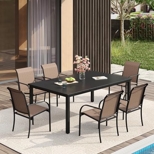 Black Table/Brown Chairs