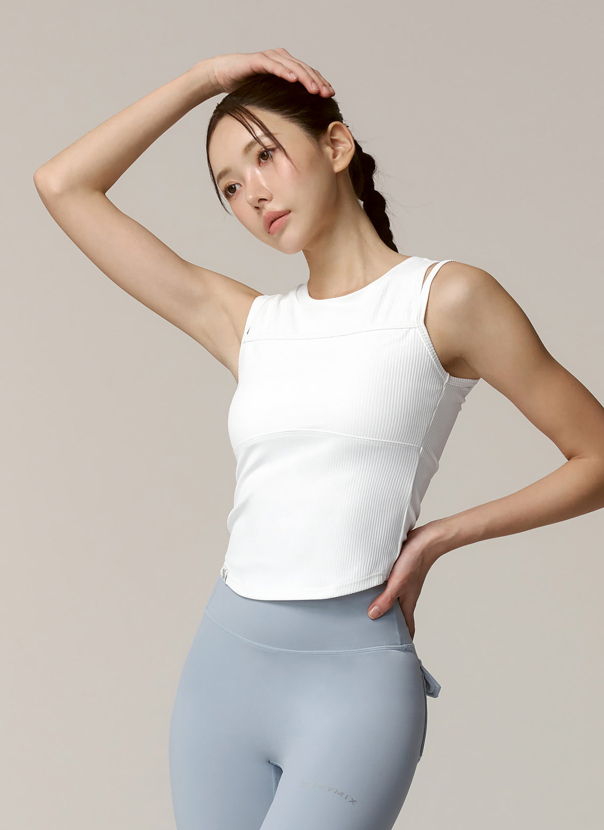 Soft Ribbed Layered Tank Top for Women - Comfortable Stretchy Casual Summer Tops - Perfect for Yoga, Beach, and Everyday Wear