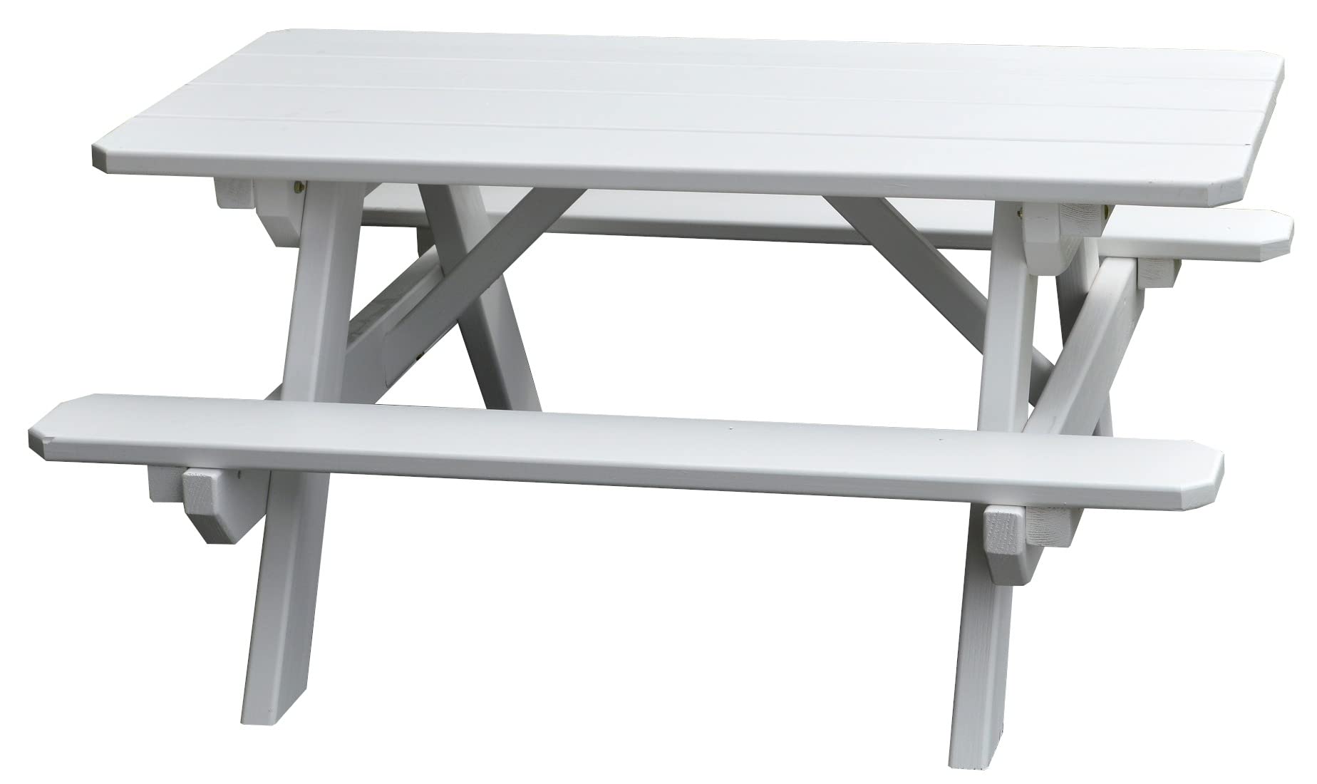 Pine Kids Table - White Wooden Children's Furniture for Playroom, Classroom & Home Learning | Furniture Barn USA