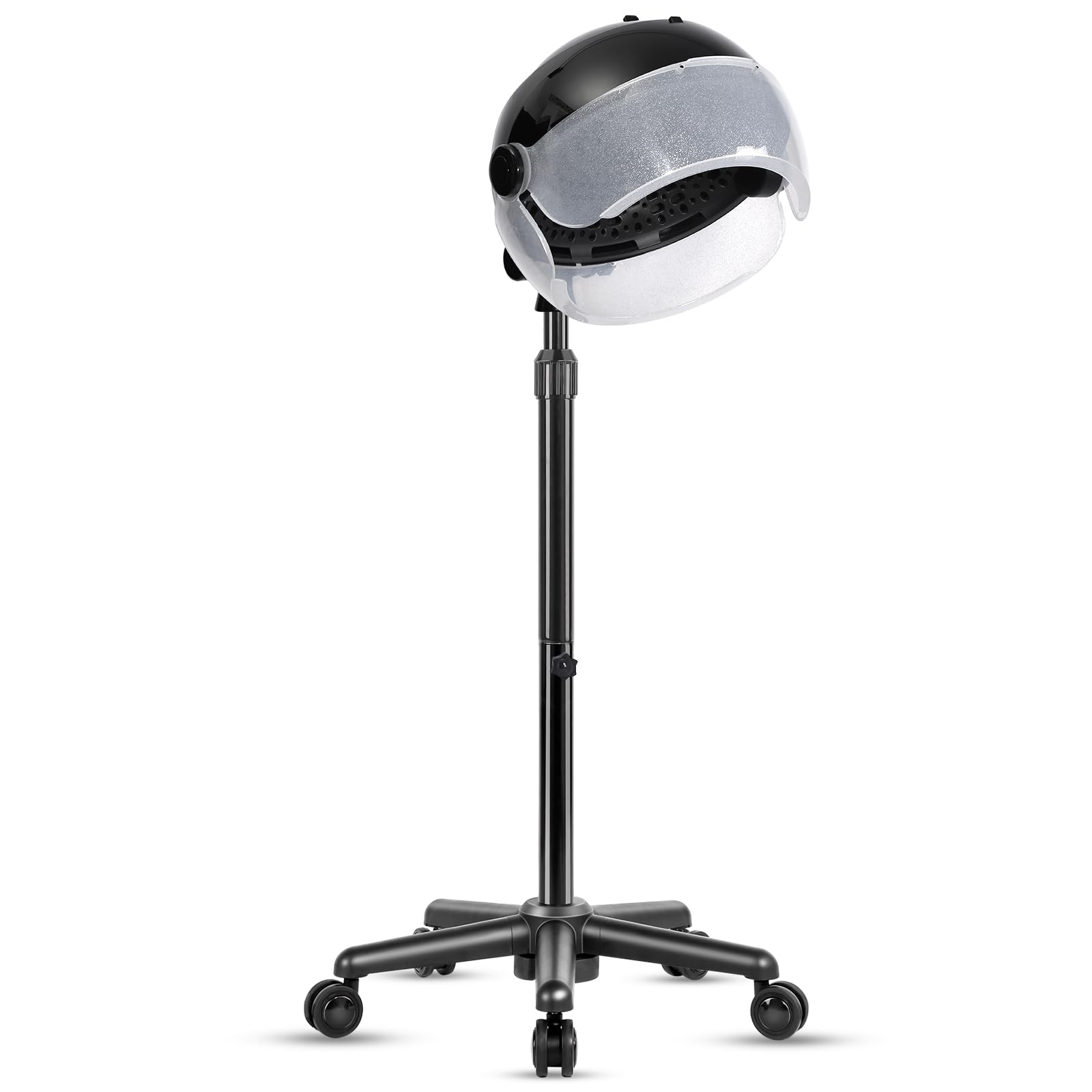 Professional Stand Hair Dryer with Hood - 3 Adjustable Temperature Settings & Touch Screen Switch for Salon & Home Use | Perfect for Styling, Drying & Hair Treatments