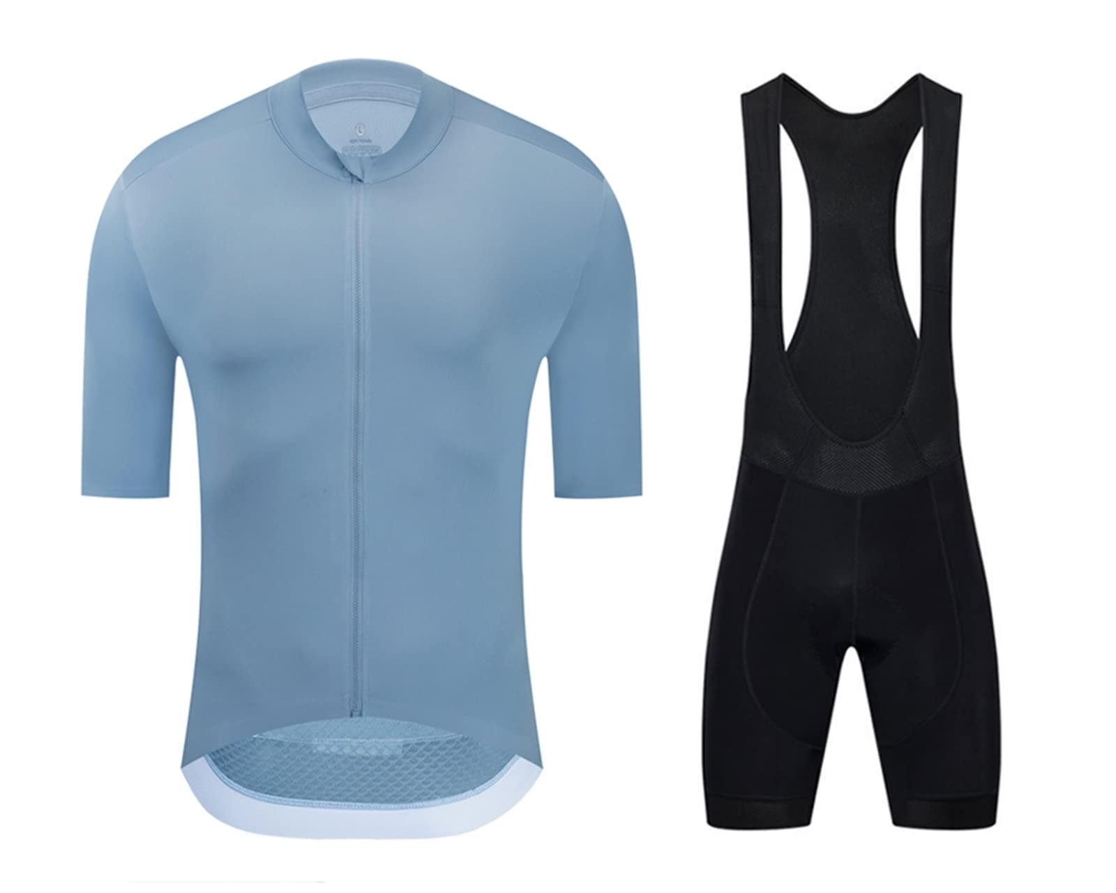 Men's Cycling Jersey Set - Breathable Short Sleeve Bike Shirt & Bib Shorts for Professional Team Riders | Perfect for Road Biking, Mountain Cycling & Training Sessions