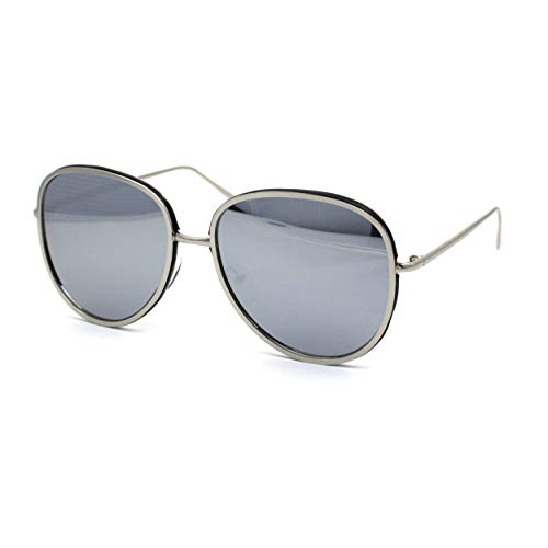 Silver Black Silver Mirror