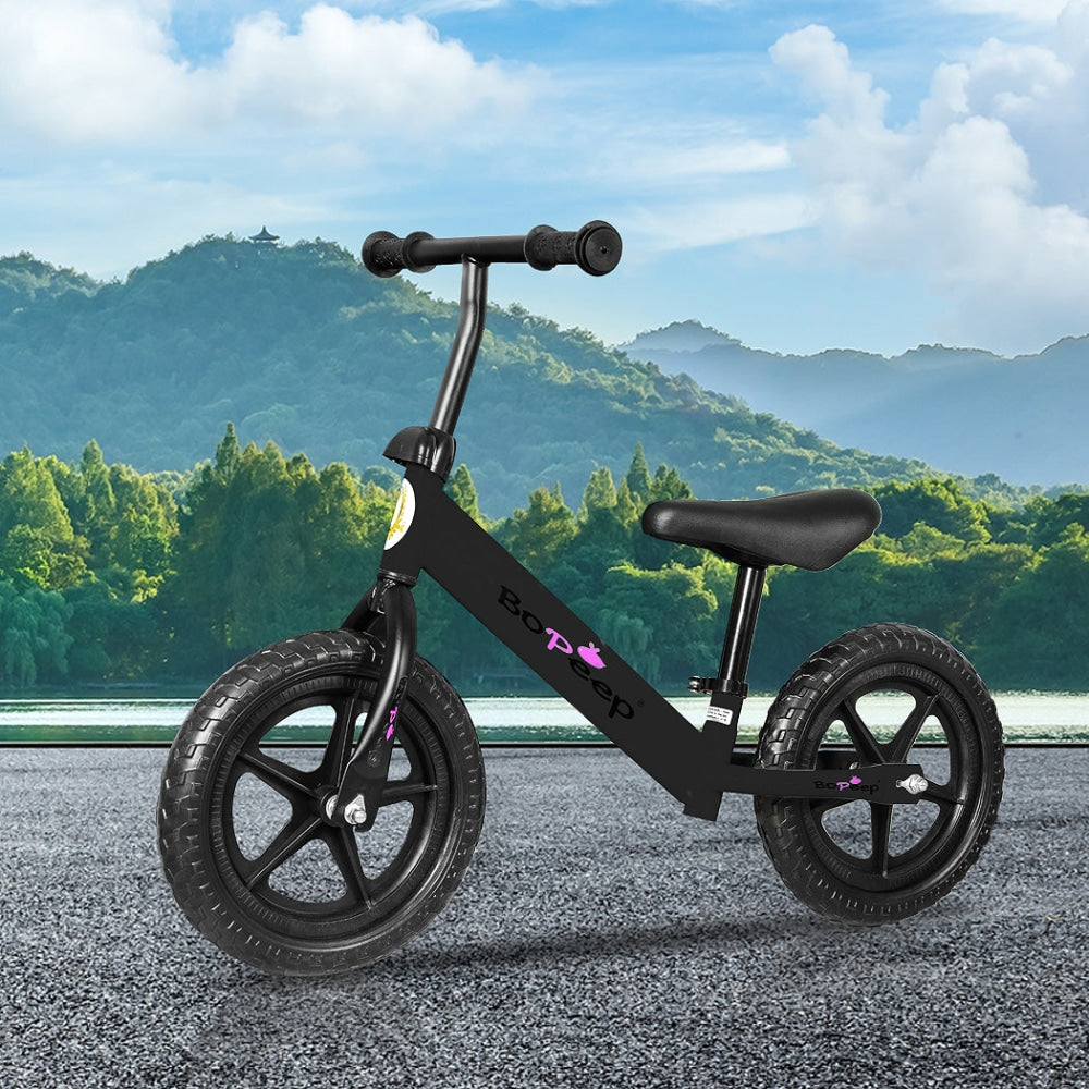 BoPeep Kids Balance Bike - Toddler Push Bike for Boys & Girls Ages 2-5 Years - Lightweight Aluminum Training Bicycle for Outdoor Play - Perfect First Bike for Learning to Ride (Blue/Red) - Great for Backyard, Park, and Sidewalk Adventures