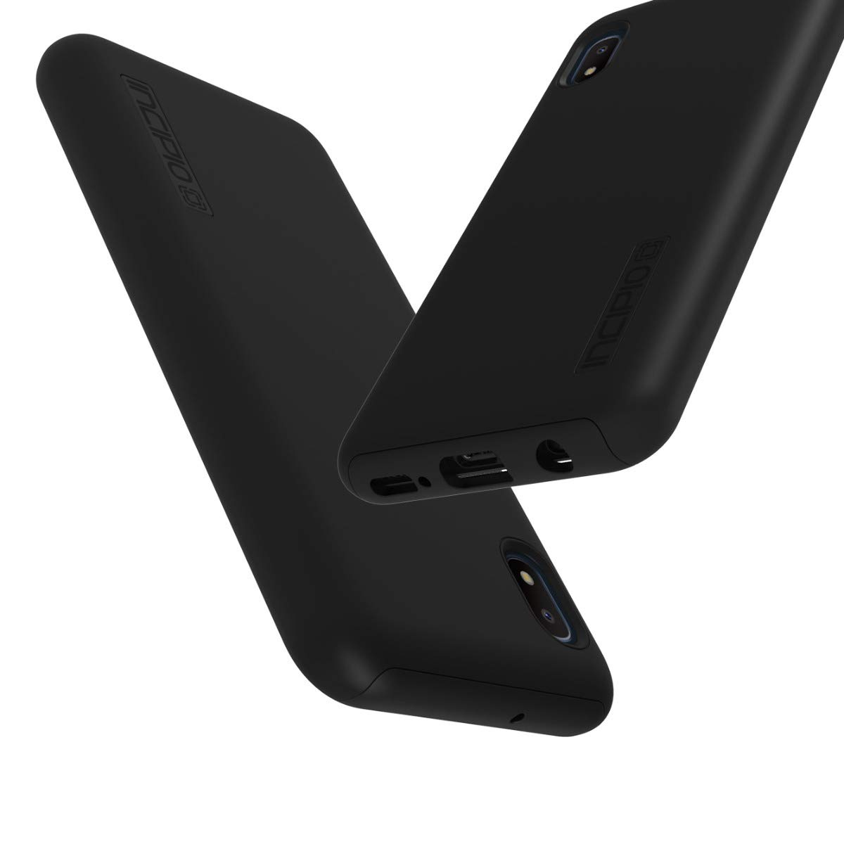 Incipio DualPro Protective Case for Samsung Galaxy A10e - Shockproof & Slim Design - Matte Black Finish - Perfect for Everyday Use & Outdoor Activities