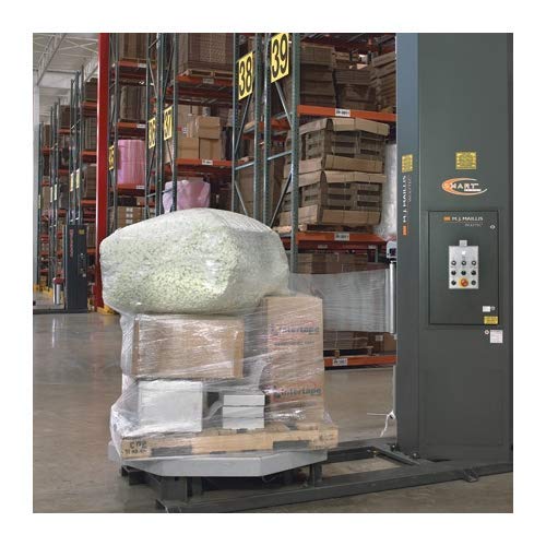 TapePlanet Blown Machine Stretch Film - 20 Inch x 5000 Feet, Clear 90 Gauge Industrial Pallet Wrap - Heavy Duty Shipping & Warehouse Packaging for Secure Load Protection