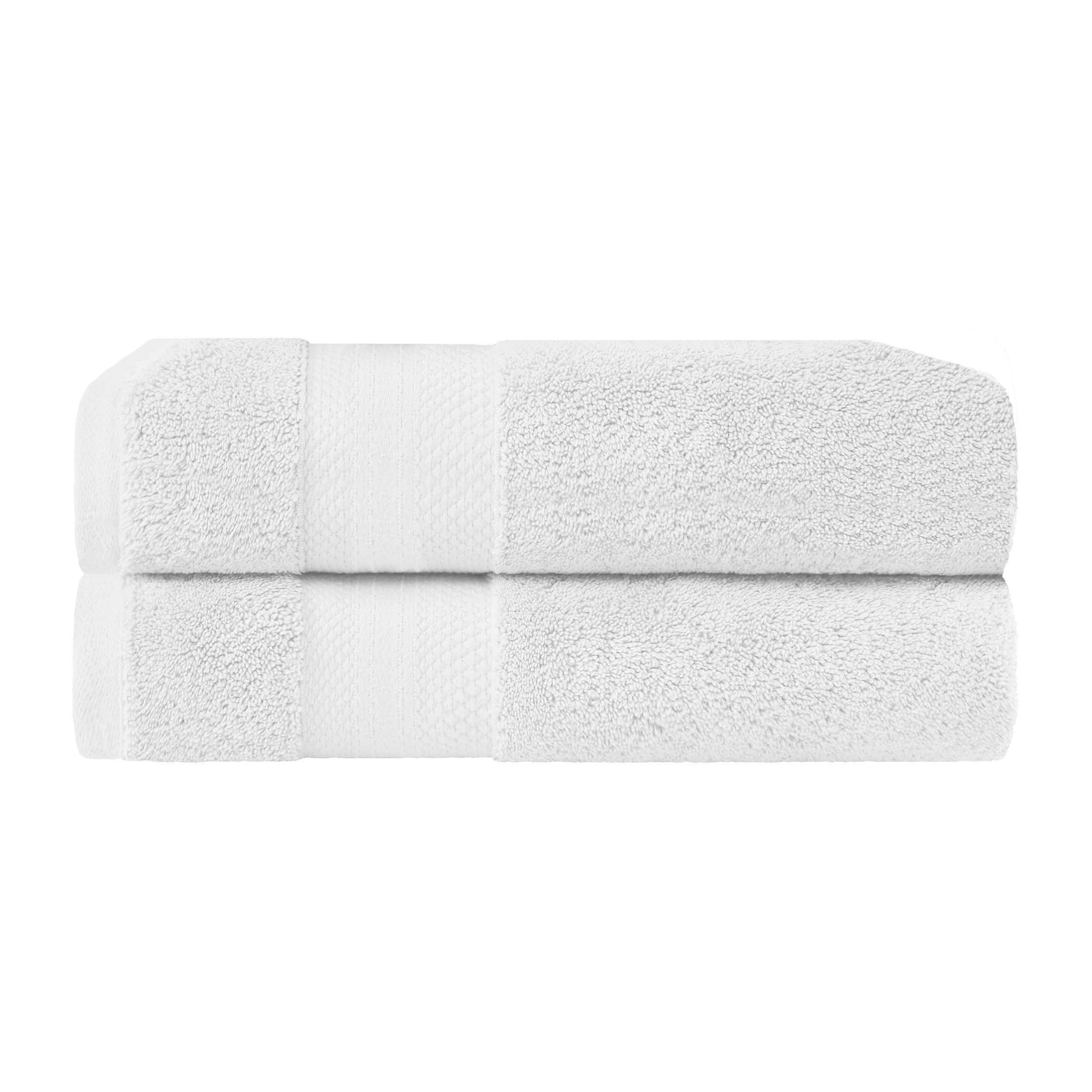 Premium 2-Piece Turkish Cotton Bath Towel Set - Ultra Soft, Highly Absorbent & Quick-Drying - Perfect for Spa, Bathroom & Luxury Home Use