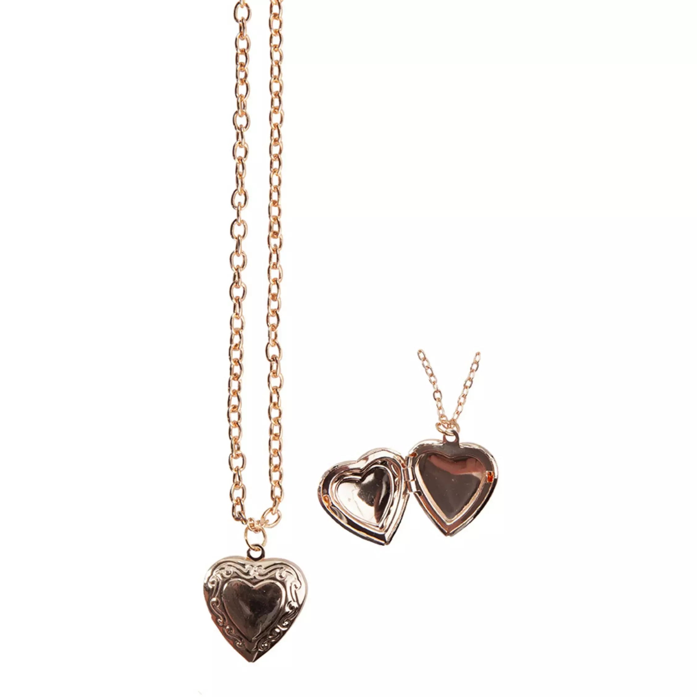 Elegant Boutique Locket Necklace with Opening Compartment - Perfect for Valentine's Gifts, Anniversary Presents & Keepsake Jewelry