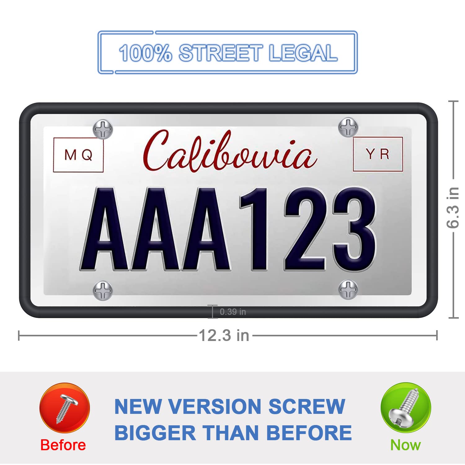 2 Pack Black Silicone License Plate Frame - Front & Back Rust-Proof Cover with Anti-Rattle Design for US/CA Standard Cars + 2 Bonus Non-Slip Cup Coasters | Perfect for Car Enthusiasts & Daily Commuters