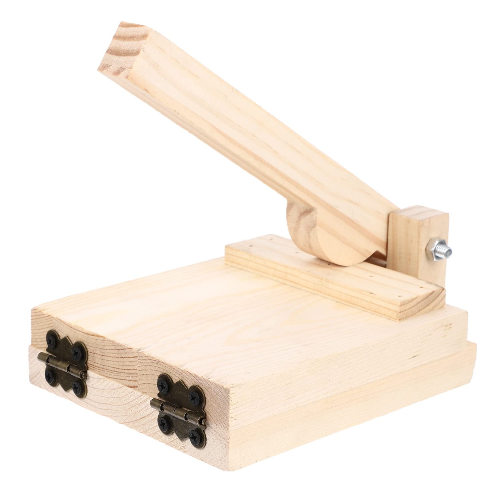 DOITOOL Wooden Tortilla Press - Handmade Corn & Flour Tortilla Maker, Dumpling Dough Press for Tacos, Empanadas, Arepas - Perfect for Mexican, Asian & Latin Cuisine at Home