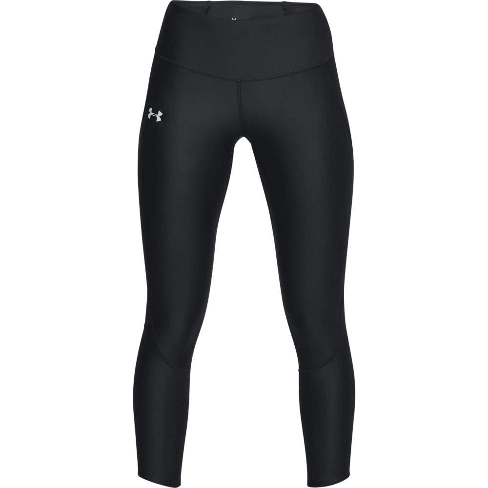 Under Armour Women's Armour Fly Fast Crop Leggings - High Waisted Workout Tights for Running, Yoga & Gym - Moisture Wicking Compression Pants for Women