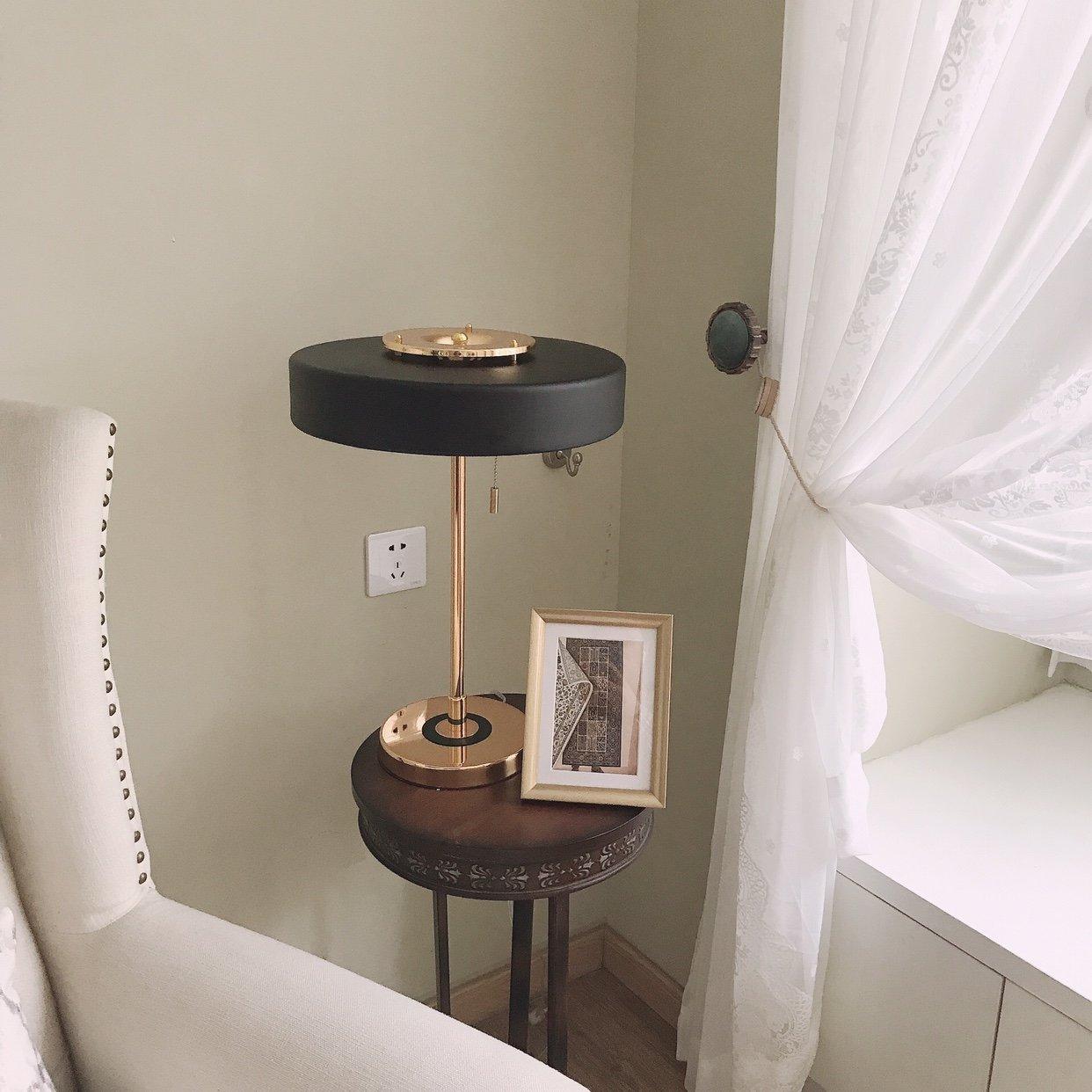 Revolve Table Lamp - Modern LED Nightstand Light with Adjustable Brightness for Bedroom, Living Room & Office