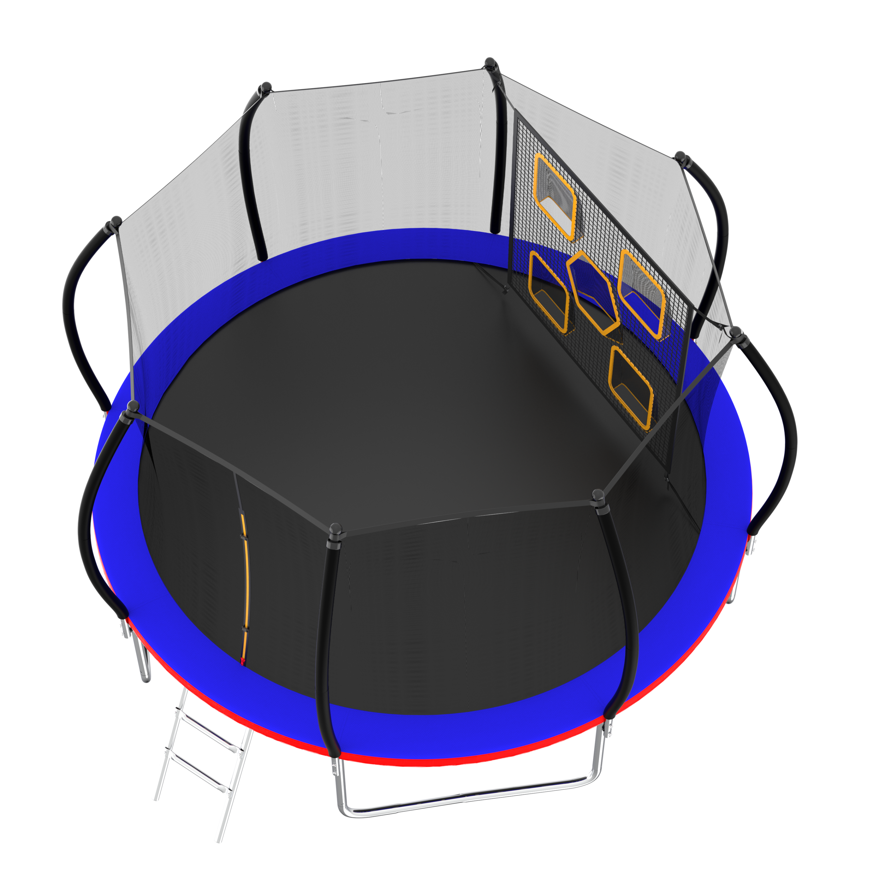 12FT Trampoline with Safety Enclosure & Ladder - ASTM Approved Outdoor Trampoline for Kids | Backyard Fun, Exercise, and Family Recreation