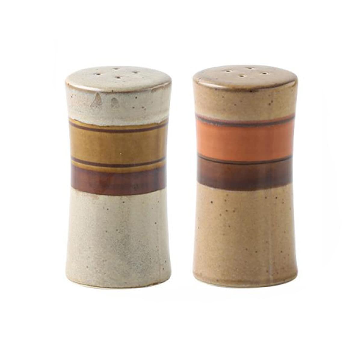 Sizikato 2-Piece Classic Retro Porcelain Salt and Pepper Shakers Set - Vintage Style Kitchen Tableware for Dining, Cooking & Home Decor