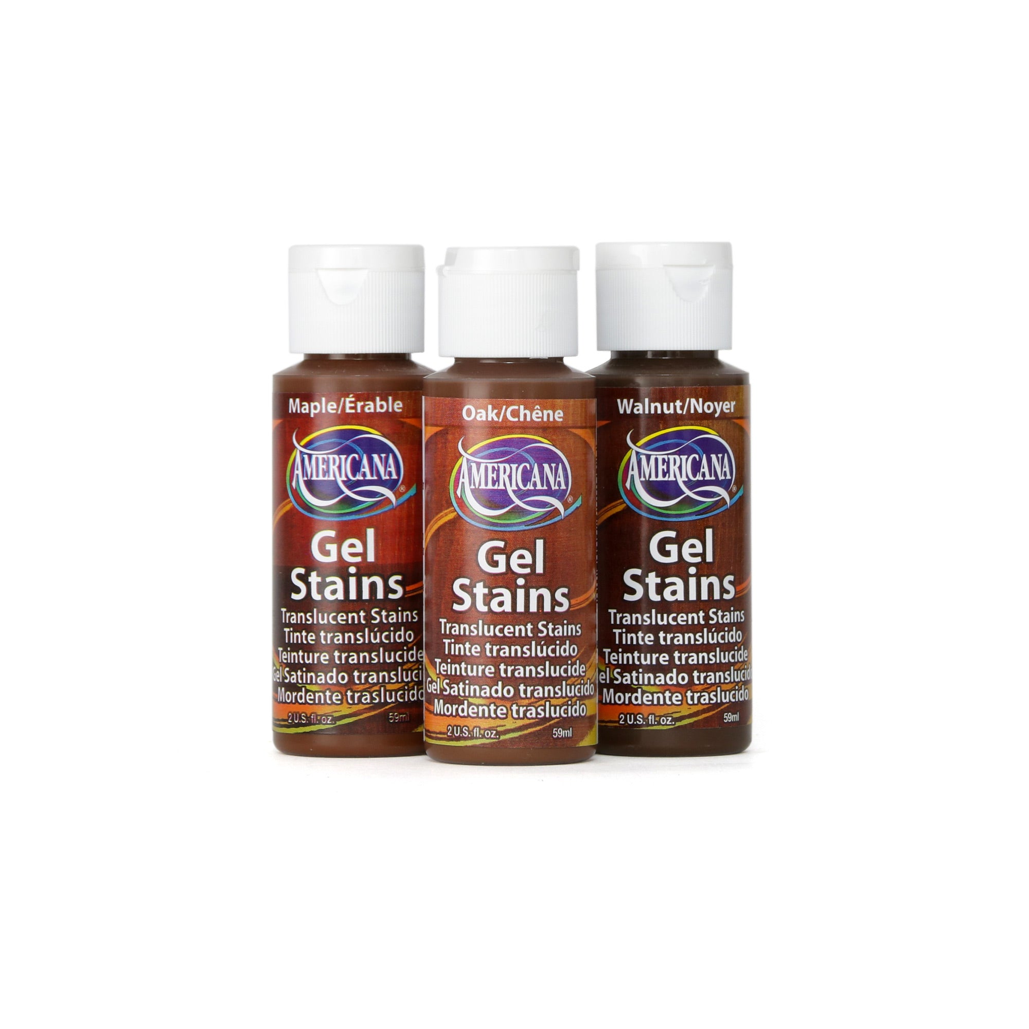 Americana Gel Stain Medium - Premium Wood Stain for Furniture & Cabinets - Perfect for DIY Home Decor & Woodworking Projects