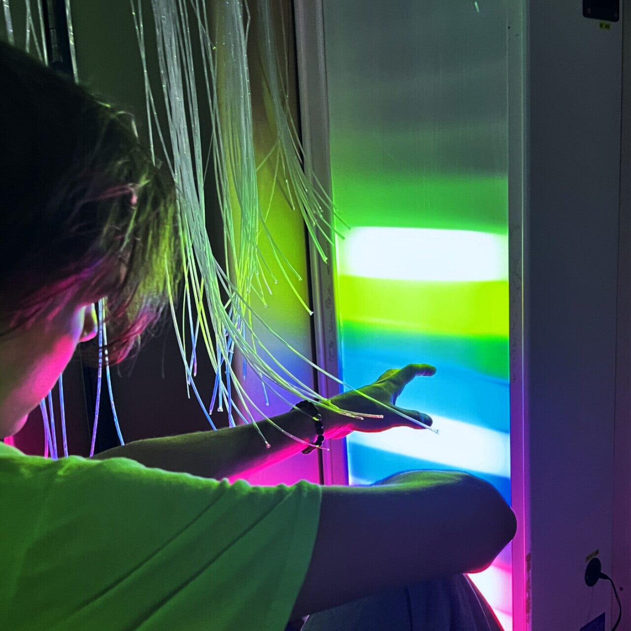 Sound-Activated LED Ladder Lights - Interactive Sensory Play Panel for Kids | Perfect for Bedroom Decor, Playroom Activities & Autism Sensory Toys