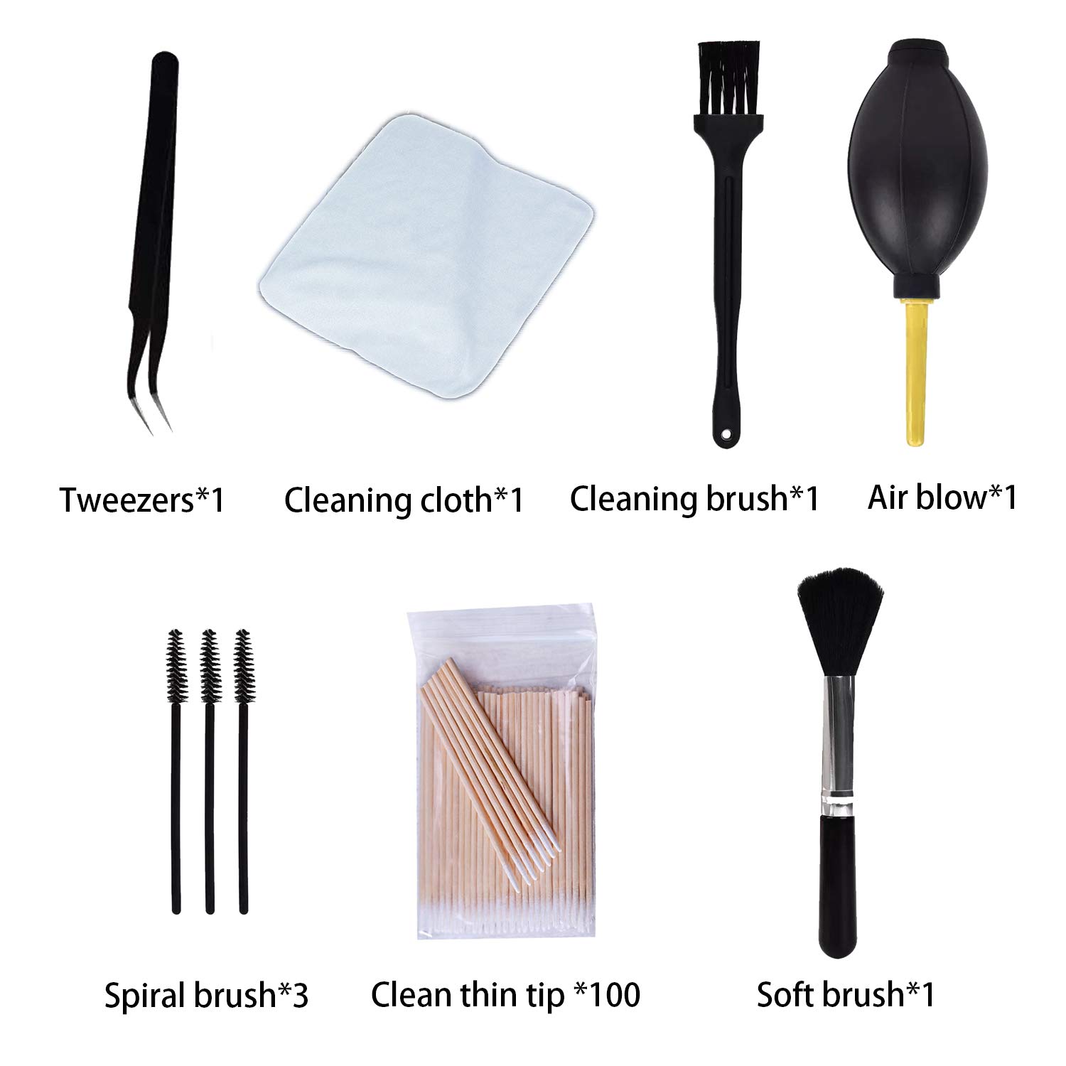 108 Pcs iPhone Cleaning Kit - AirPods, Charger Port, Speaker & Keyboard Cleaning Tools for iPhone, AirPods, Cameras & Headphones | Perfect for Home, Office & Travel Use