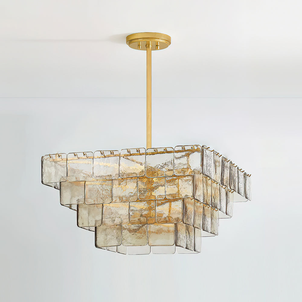 Elegant Crystal Chandelier - Modern Revelation Ceiling Light Fixture for Dining Room, Living Room & Bedroom | Perfect for Home Decor, Wedding Venues & Luxury Interiors