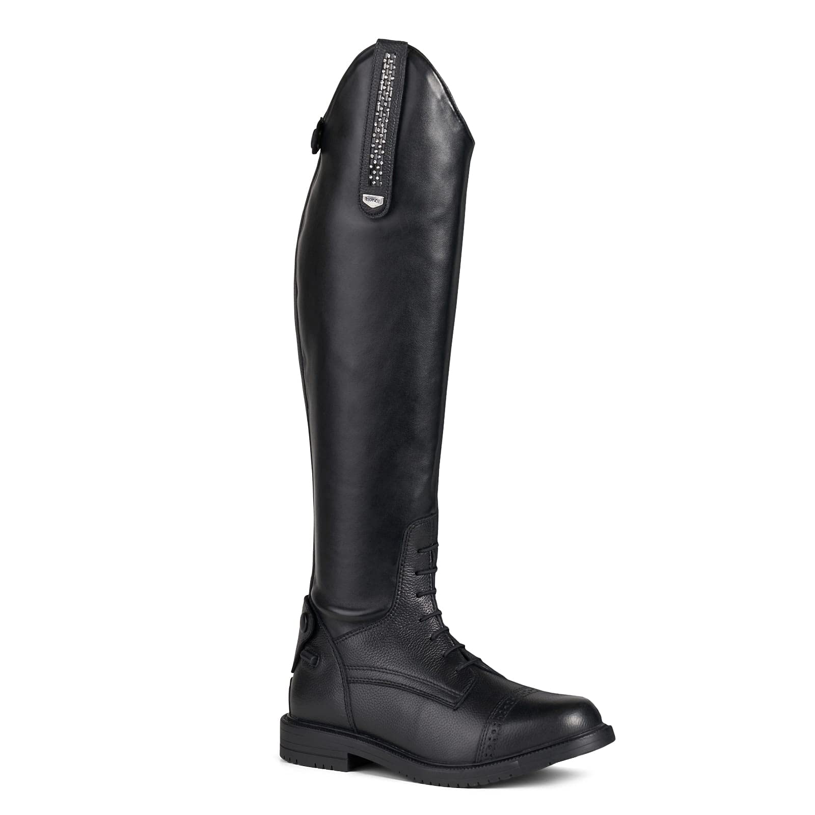 HORZE Verona Women's Tall Field Boots - Equestrian Riding Boots for Horseback Riding & Outdoor Activities | Comfortable & Durable Leather Boots for Women Riders