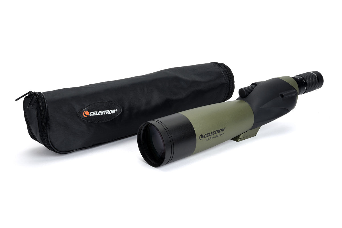 Used Ultima 20-60x80mm Straight Zoom Spotting Scope - Perfect for Bird Watching, Hunting & Outdoor Adventures