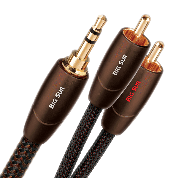 AudioQuest Big Sur High-Performance RCA Interconnect Cable - Premium Audio Connection for Home Theater & Hi-Fi Systems