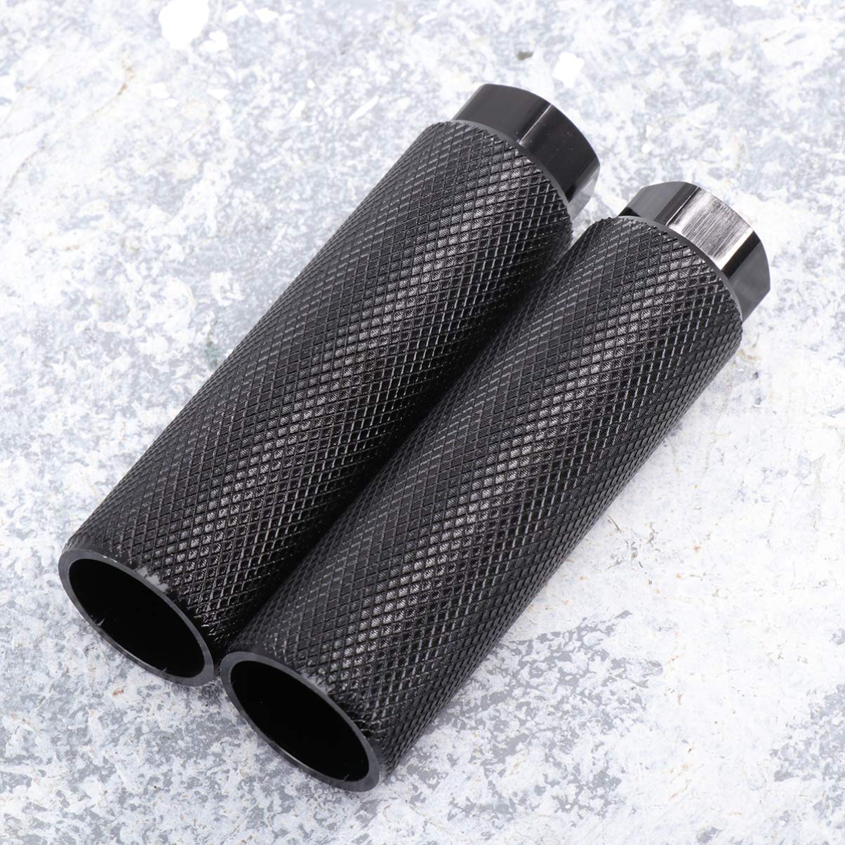 Sturdy Mountain Bike Pedals - 1 Pair Heavy Duty Cylinder Seat Axle Stunt Pegs for BMX & MTB Accessories | Ideal for Off-Road Cycling, Tricks & Extreme Sports