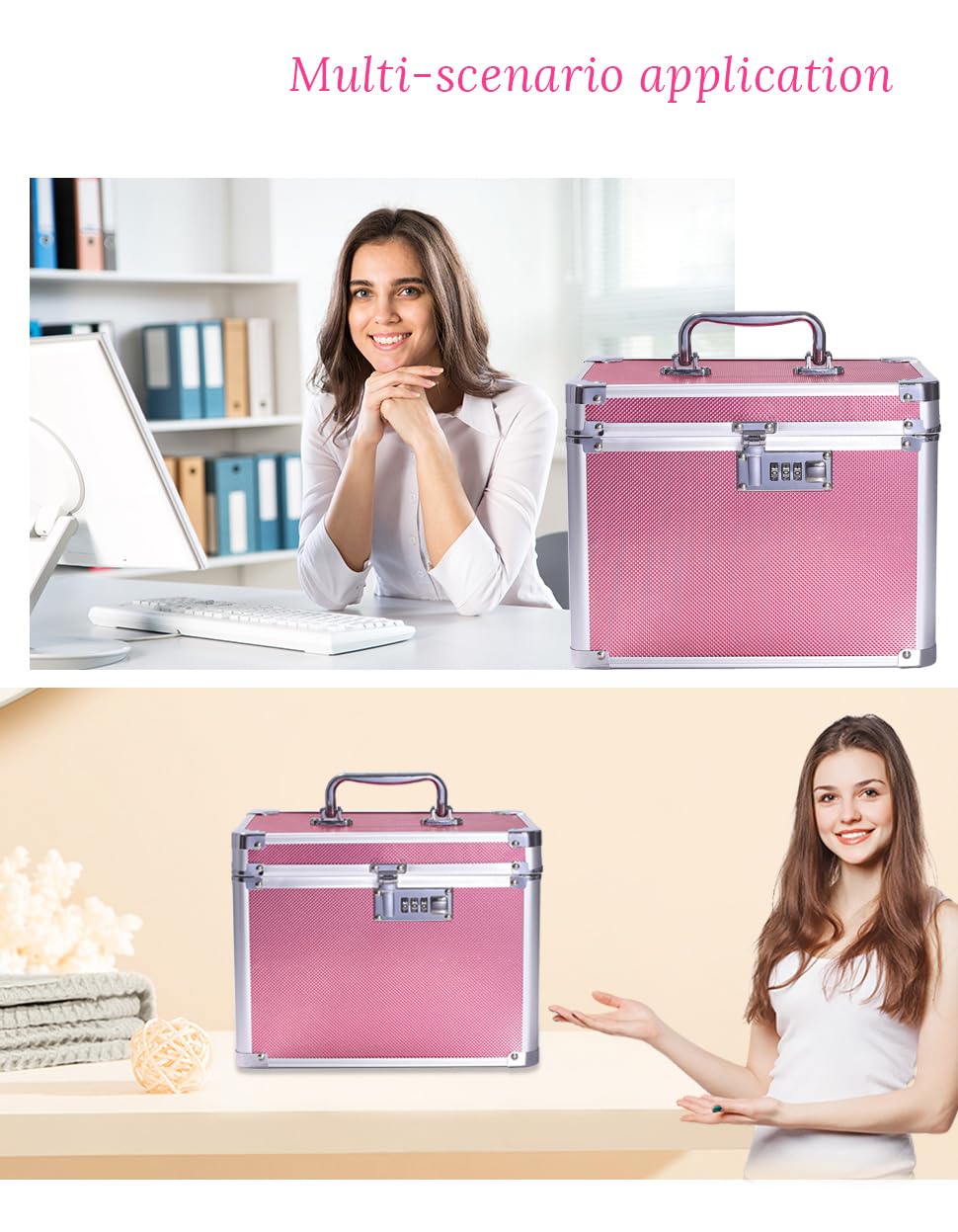 Secure Lock Box with Combination Code - 7.25