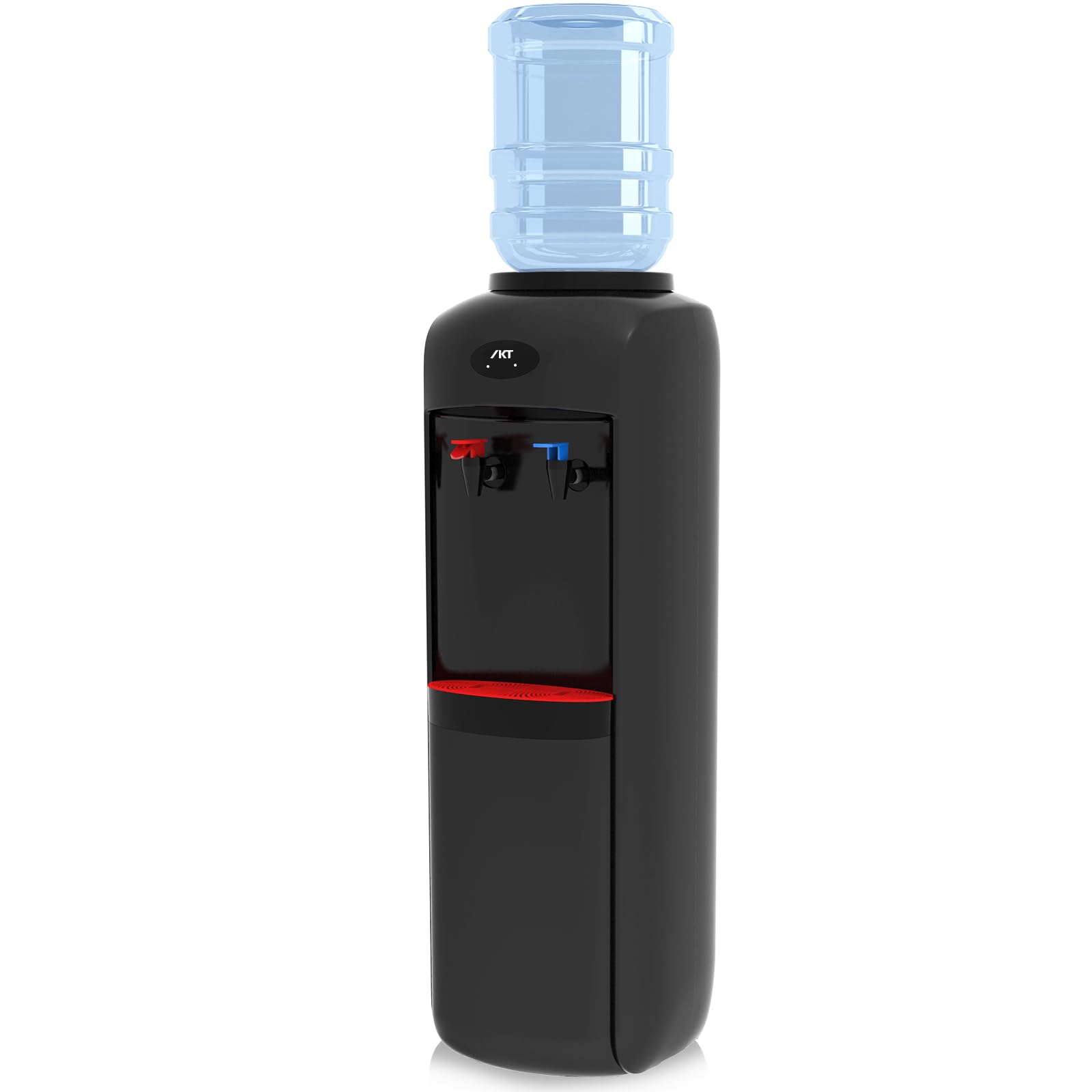 IKT Top Loading Water Cooler Dispenser with Compressor Cooling - Hot & Cold Water Dispenser with Child Safety Lock, Energy Saving, ETL Certified (Black) - Perfect for Home, Office, and Kitchen Use