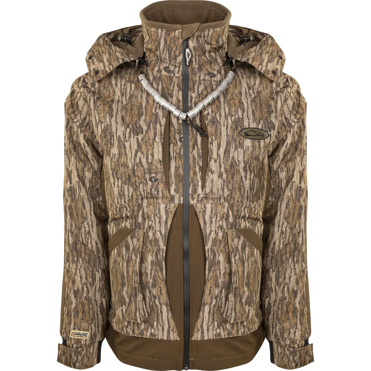 Drake Waterfowl Men's Waterproof Full Zip Hunting Jacket for Cold Weather - Ideal for Outdoor Hunting, Fishing & Camping Adventures