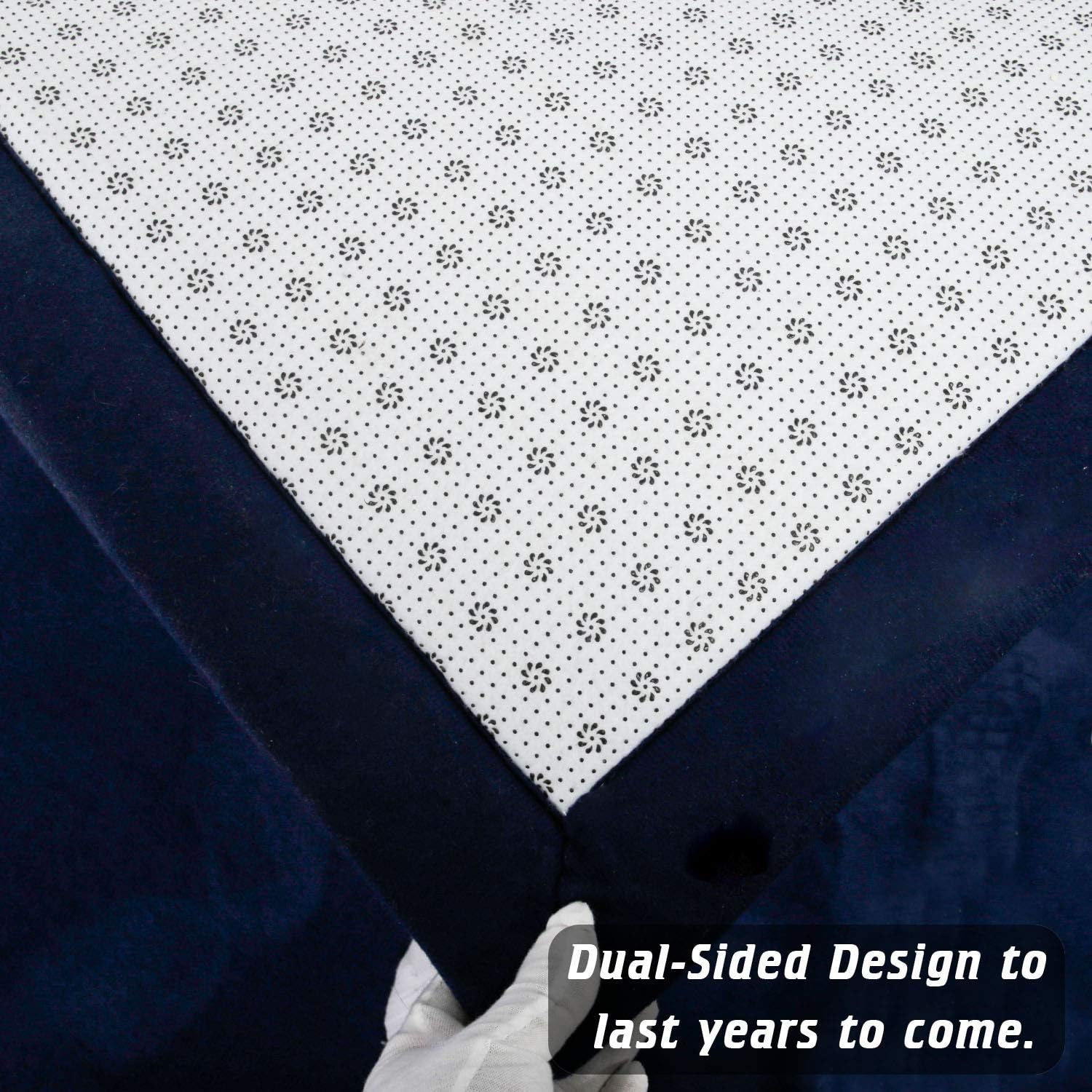 V-Mix Baby Play Mat - 7.8x6.5Ft Non-Slip Nursery Rug, 1.18