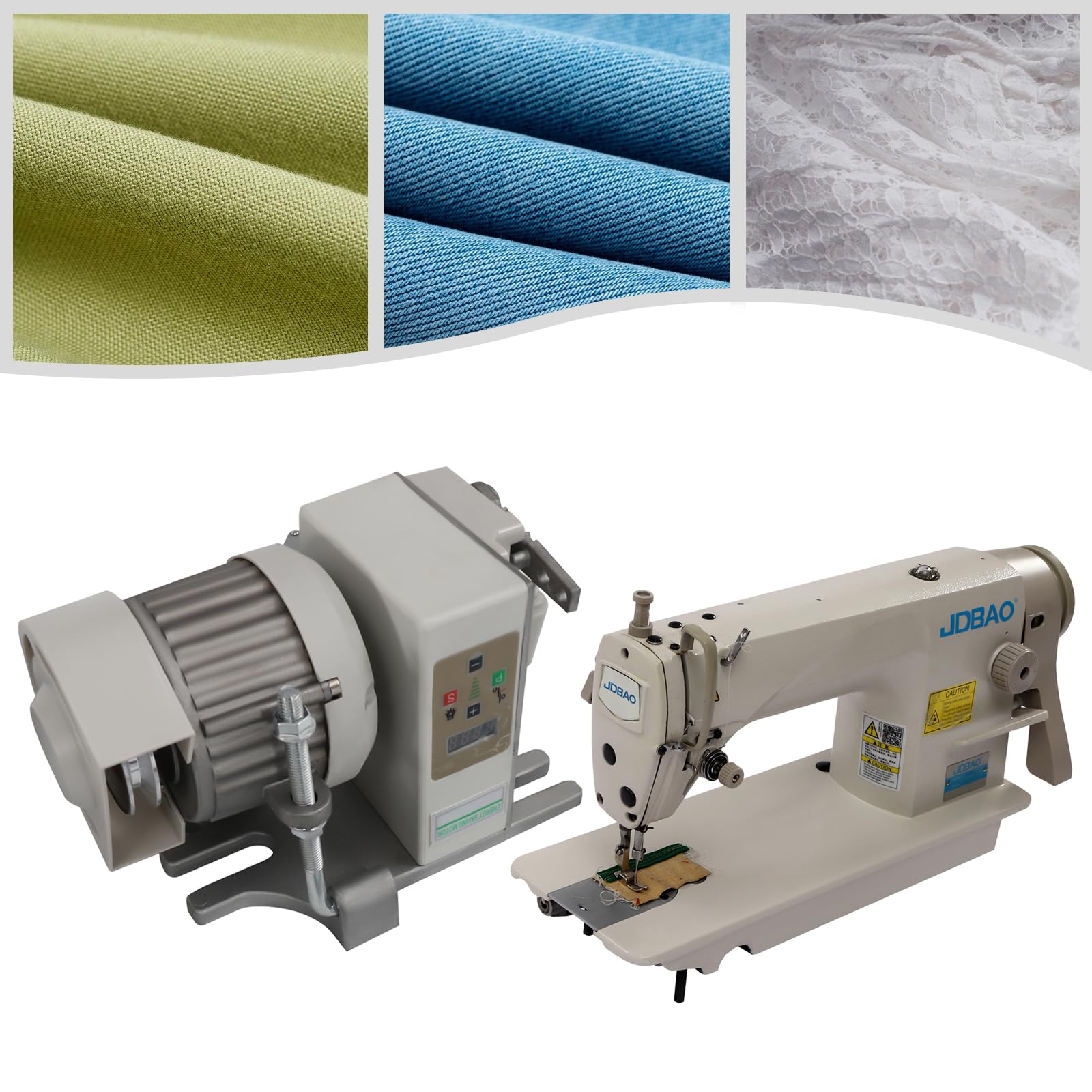 550W Heavy Duty Industrial Sewing Machine for Upholstery & Commercial Use - Professional Tailoring Equipment for Tailors, Drapery Makers, Fashion Designers & Dry Cleaners (Table Stand Not Included) | Perfect for Leather, Canvas, Denim & Heavy Fabrics