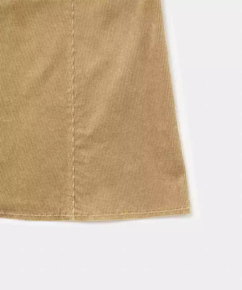 Stylish Paneled Midi Skirt for Women - Flattering A-Line Design, Comfortable Stretch Fabric - Perfect for Office Wear, Date Nights & Casual Outings