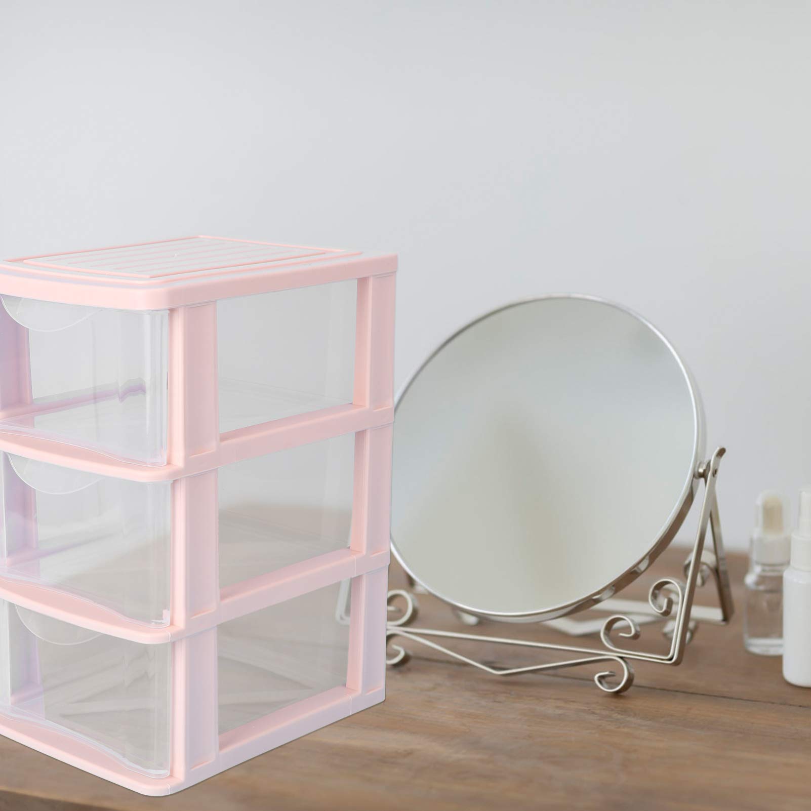 1PC Clear Acrylic Storage Box - Organizer for Cosmetics, Stationery & Sundries | Desktop Drawer Cabinet for Home, Office & Bathroom Organization