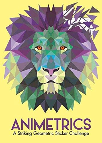 Animetrics Geometric Sticker Challenge Book - Fun Puzzle Activity for Kids & Adults - Perfect for Travel, Classroom & Family Game Night