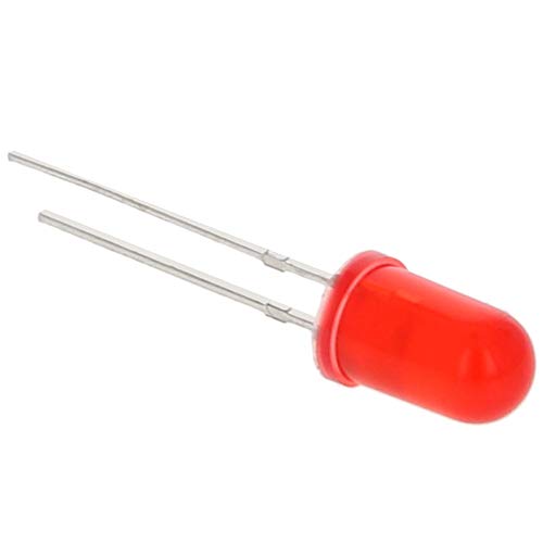 Othmro High Power 0.02W Red LED Chip with Aluminum Heatsink Base - 1.9-2.1V 20mA Lamp Beads for DIY Electronics, Automotive Lighting, and Home Decoration