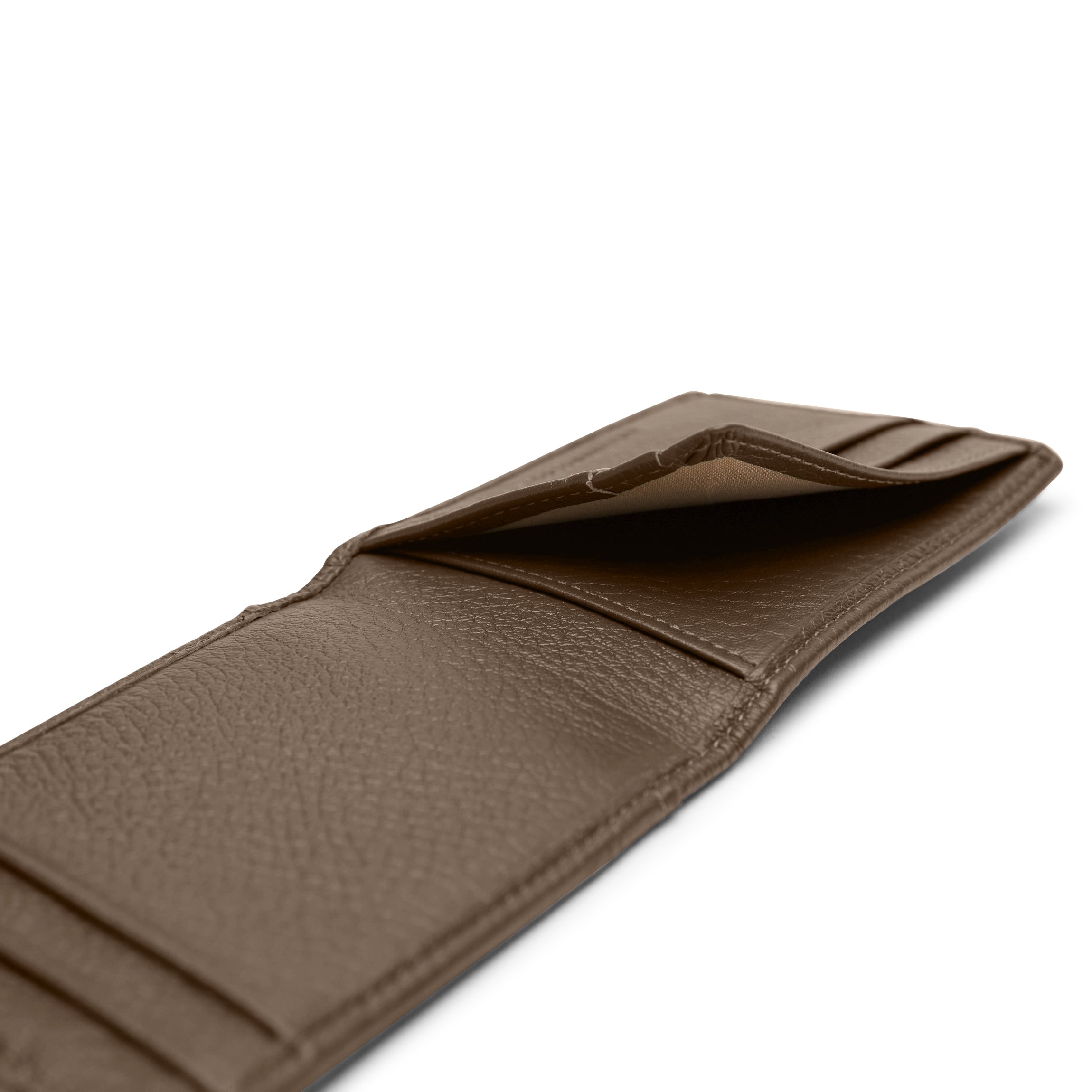 Slim Minimalist RFID Blocking Utility Card Wallet - Cocoa Brown Leather for Men & Women | Perfect for Travel, Business & Everyday Use