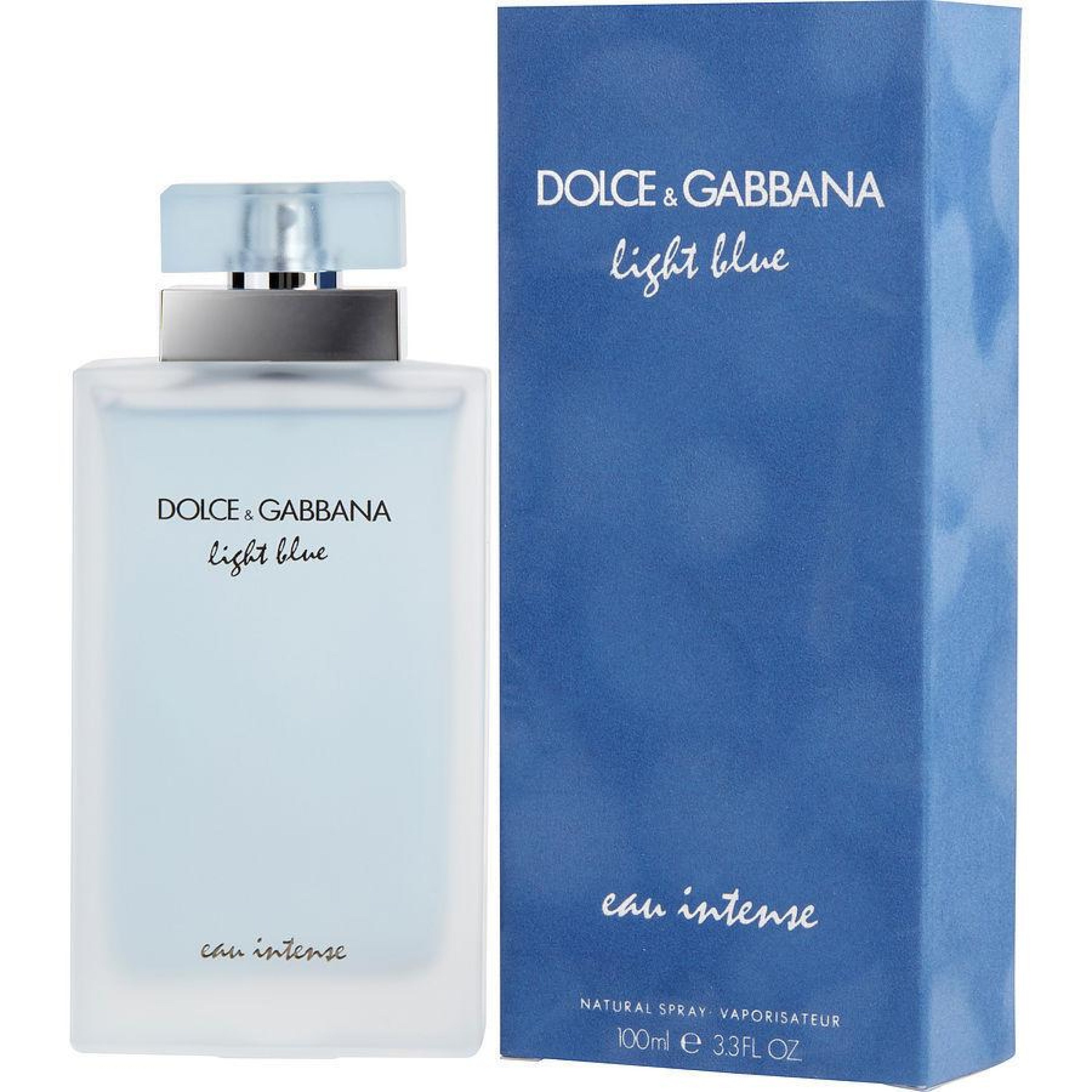 Dolce & Gabbana Light Blue Eau Intense Eau de Parfum for Women - Fresh Citrus Floral Perfume Spray for Daytime Wear & Summer Occasions