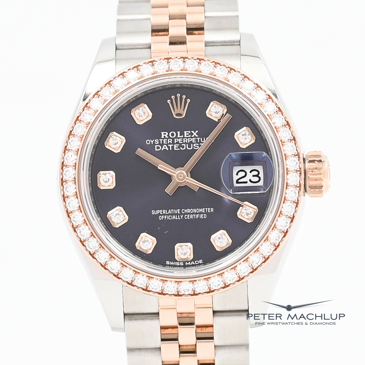 Rolex Datejust 28mm Women's Watch - Stainless Steel & Gold, Silver Dial (2017 Model) | Luxury Dress Watch for Business, Parties & Special Occasions