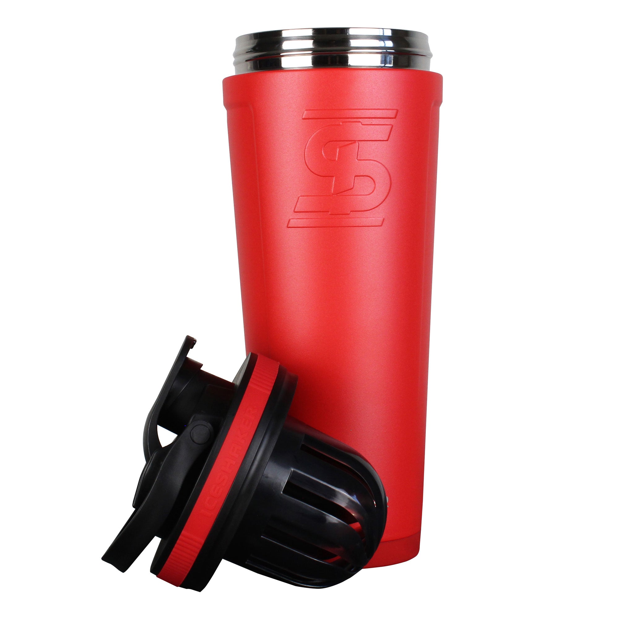Nick The Mutant Walker Custom 36oz Insulated Stainless Steel Shaker Bottle - Red - Perfect for Gym, Workouts, Protein Shakes & Sports Drinks