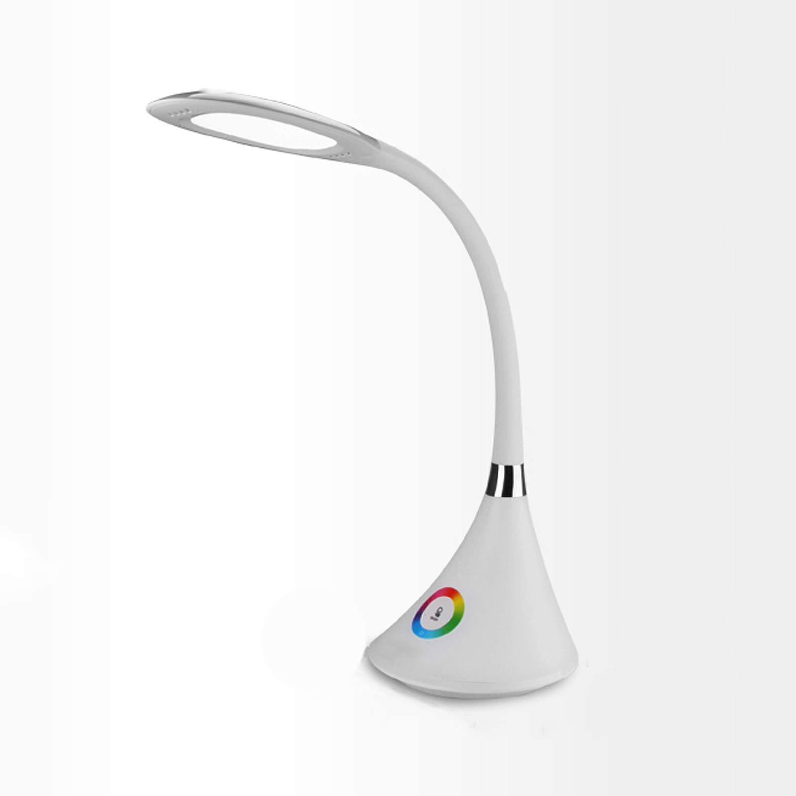 TOMYEUS LED Desk Lamp with 256 Color Changing Modes, Touch Control, Flexible Gooseneck - Adjustable Study Light for Home Office, Reading, Bedside Night Light (Perfect for Work, Study & Relaxation)