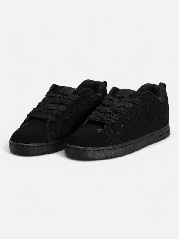 DC Court Graffik SS Skate Shoes - Black Men's & Women's Sneakers for Casual Wear, Street Style & Skateboarding