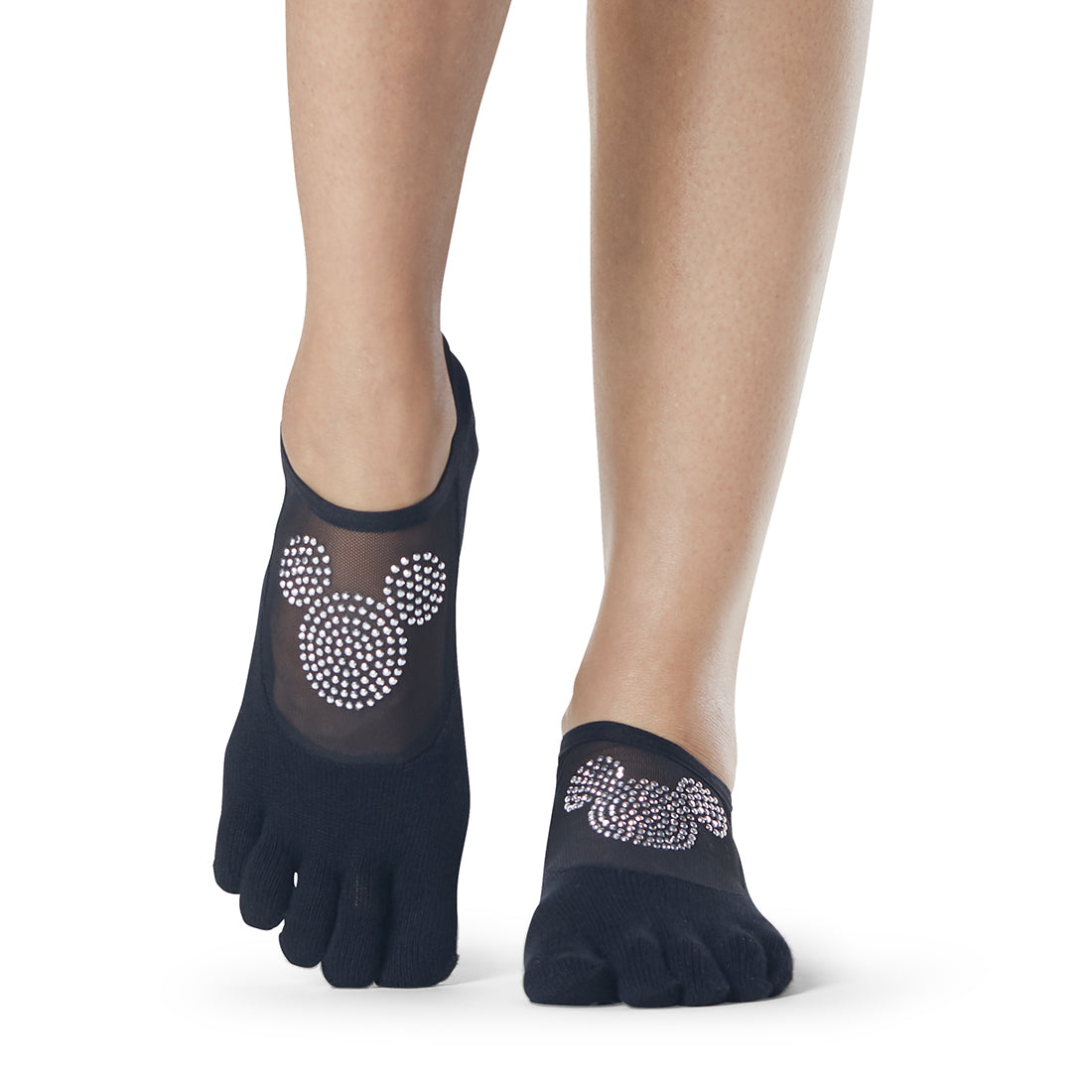 Disney Luna Grip Socks by ToeSox - Non-Slip Yoga Socks for Pilates, Barre & Dance - Perfect for Workouts, Studio Classes & Home Fitness