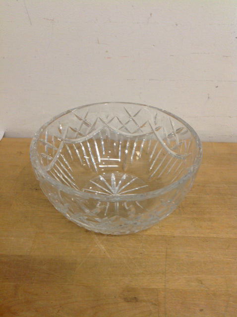 Premium 9-Cut Crystal Bowl – Elegant Handcrafted Glass Serving Bowl for Fruit, Salad, Desserts & Home Decor | Perfect for Parties, Weddings & Gifts